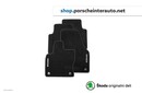 Tekstilni predpražnik Skoda Kodiaq 2017 (4 kosi) Črni (za 7 sedežna vozila)